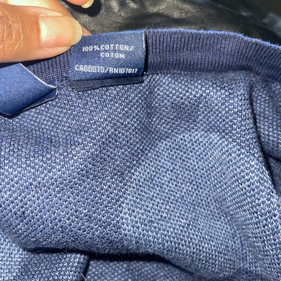 Blue Cropped Cardigan sweater - Picture 5 of 5